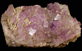 Fluorite on Barite from Central Kentucky Fluorspar District, Danville, Boyle County, Kentucky