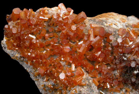 Vanadinite from Apex Mine, San Carlos, Manuel Benavides, Chihuahua, Mexico