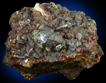 Sphalerite var. Ruby Blende from Treece, Cherokee County, Kansas