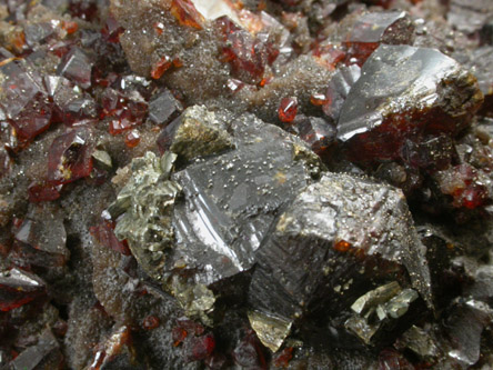 Sphalerite var. Ruby Blende from Treece, Cherokee County, Kansas