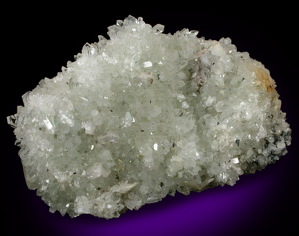 Quartz, Calcite, Babingtonite from Prospect Park Quarry, Prospect Park, Passaic County, New Jersey