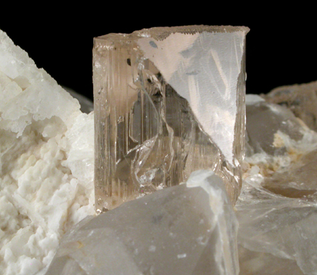 Topaz, Microcline, Quartz from Shengus, Gilgit-Baltistan, Pakistan