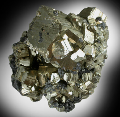 Pyrite with Galena from Quiruvilca District, Santiago de Chuco Province, La Libertad Department, Peru