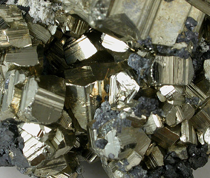 Pyrite with Galena from Quiruvilca District, Santiago de Chuco Province, La Libertad Department, Peru