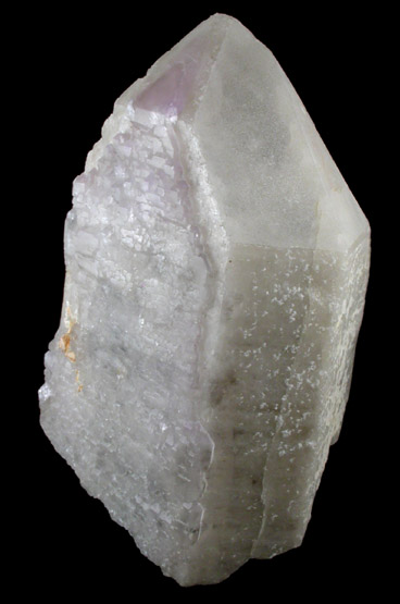 Quartz var. Milky with Amethyst overgrowth from Diamond Hill, Ashaway, south of Hopkinton, Washington County, Rhode Island