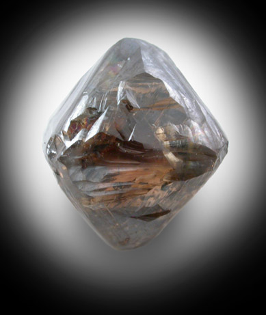 Diamond (4.11 carat octahedral crystal) from Diavik Mine, East Island, Lac de Gras, Northwest Territories, Canada