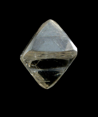 Diamond (1.65 carat octahedral crystal) from Premier Mine, Guateng Province (formerly Transvaal), South Africa