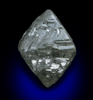Diamond (3.70 carat octahedral crystal) from Mirny, Republic of Sakha (Yakutia), Siberia, Russia