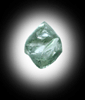 Diamond (0.67 carat green dodecahedral crystal) from Ippy, northeast of Banghi (Bangui), Central African Republic