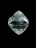 Diamond (0.98 carat octahedral crystal) from Orapa Mine, south of the Makgadikgadi Pans, Botswana