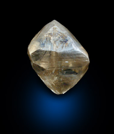 Diamond (1.03 carat octahedral crystal) from Northern Cape Province, South Africa
