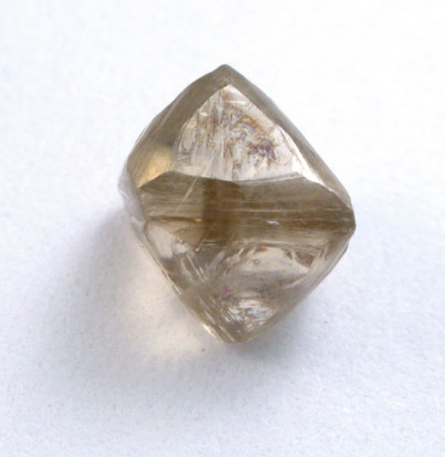 Diamond (1.03 carat octahedral crystal) from Northern Cape Province, South Africa