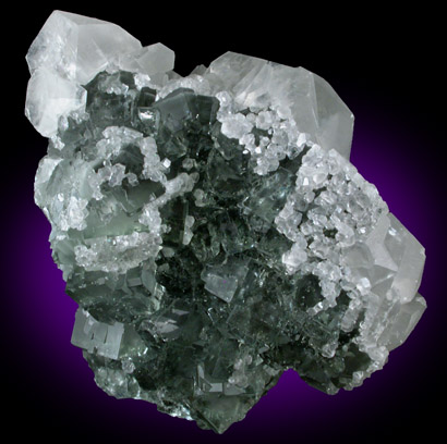 Fluorite and Calcite from Shanhua Pu Mine, Xianghualing, Hunan Province, China