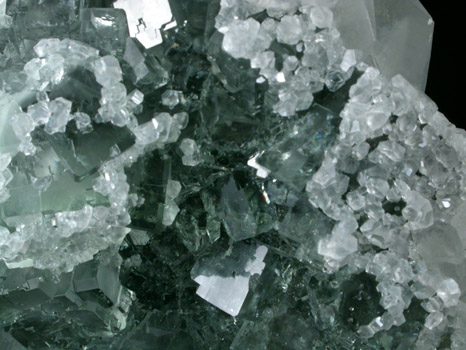 Fluorite and Calcite from Shanhua Pu Mine, Xianghualing, Hunan Province, China