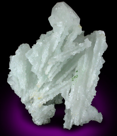 Prehnite pseudomorphs after Laumontite with Apophyllite from Bombay Quarry, Mumbai (Bombay), Maharastra, India