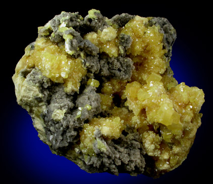 Sulfur from Machow Mine, Tarnobrzeg, Poland
