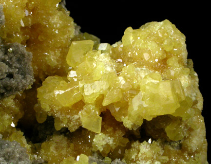 Sulfur from Machow Mine, Tarnobrzeg, Poland