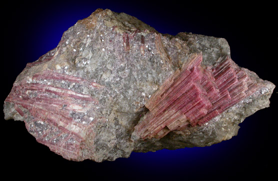 Lepidolite with Rubellite Tourmaline from Black Mountain, Rumford, Oxford County, Maine