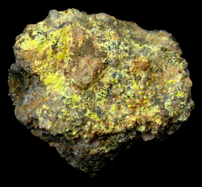 Phurcalite from Posey Mine, Red Canyon, San Juan County, Utah