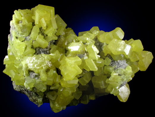 Sulfur from Miniera Perticara, Marche, Italy