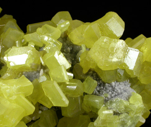 Sulfur from Miniera Perticara, Marche, Italy