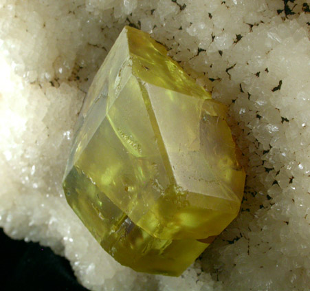 Sulfur on Aragonite from Miniera di Cozzo Disi, Casteltermini, Agrigento, Sicily, Italy