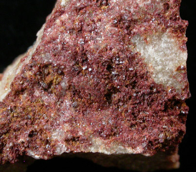 Carminite on Quartz from Los Animas Mine, La Mur, Trincheras, Sonora, Mexico