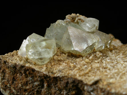 Fluorite on Albite from Old Mine Plaza construction site, Mine Hill, Trumbull, Fairfield County, Connecticut