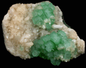 Apophyllite on Stilbite from Momin Akhada, Maharashtra, India (Type Locality for Collected ca. 2001)