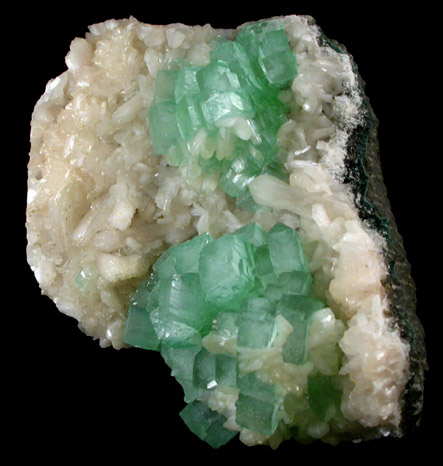 Apophyllite on Stilbite from Momin Akhada, Maharashtra, India (Type Locality for Collected ca. 2001)