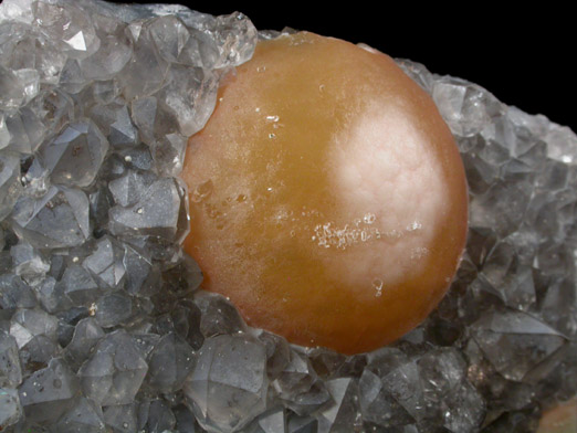 Fluorite on Quartz from Ajanta, Maharashtra, India