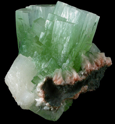 Apophyllite with Stilbite from Momin Akhada, Maharashtra, India (Type Locality for Collected ca. 2001)