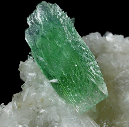 Apophyllite on Stilbite from Jalgaon, Maharashtra, India