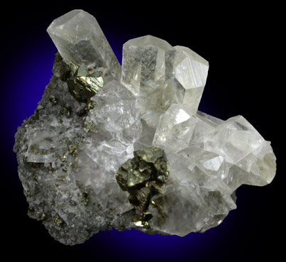 Calcite with Chalcopyrite from Sweetwater Mine, Viburnum Trend, Reynolds County, Missouri