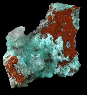 Aurichalcite with Calcite from Mina Ojuela, Mapimi, Durango, Mexico