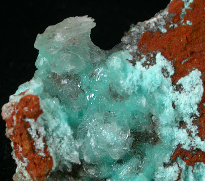 Aurichalcite with Calcite from Mina Ojuela, Mapimi, Durango, Mexico