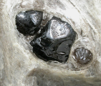 Obsidian var. Apache Tear from Superior, Pinal County, Arizona