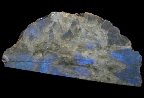 Anorthite var. Labradorite from Nain, Labrador, Newfoundland, Canada (Type Locality for Labradorite)