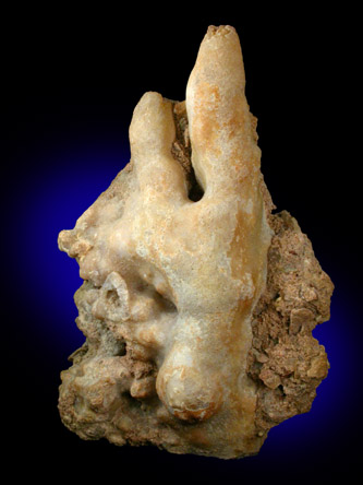 Aragonite Stalactite from (Cave of the Winds), Colorado Springs, El Paso County, Colorado