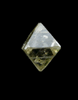 Diamond (0.51 carat octahedral crystal with graphite inclusion) from Guateng Province (formerly Transvaal), South Africa