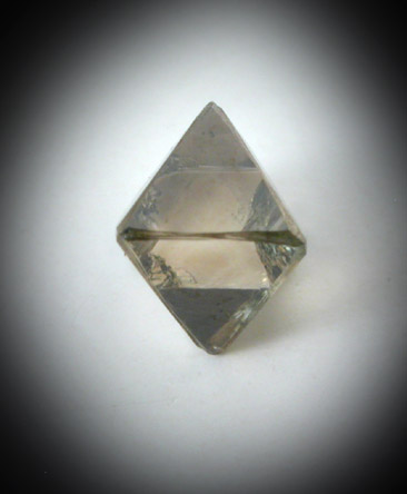 Diamond (0.47 carat octahedral crystal) from Guateng Province (formerly Transvaal), South Africa