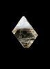 Diamond (0.42 carat octahedral crystal with graphite inclusion) from Guateng Province (formerly Transvaal), South Africa