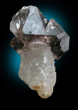 Quartz var. Smoky Amethyst Scepter from Ambatondrazaka, Toamasina Province, Madagascar