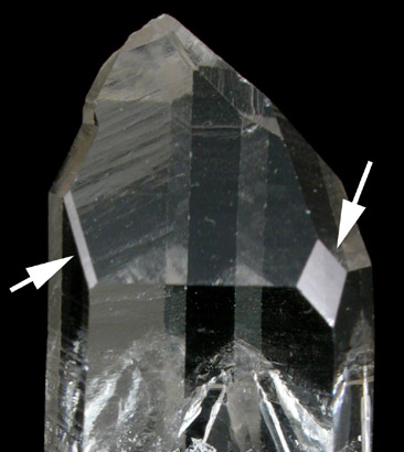 Quartz with S-faces from Ouachita Mountains, Montgomery County, Arkansas