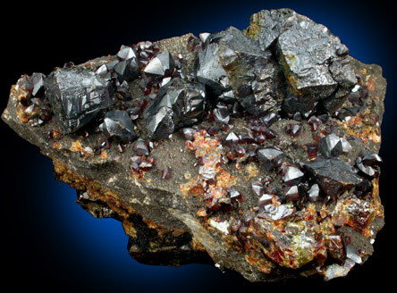 Sphalerite var. Ruby Jack from Ballard Mine, Baxter Springs, Cherokee County, Kansas