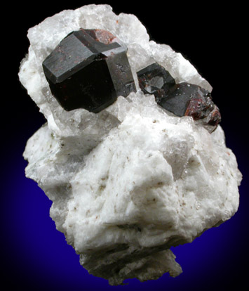 Spessartine Garnet in Albite from Shigar Valley, Skardu District, Baltistan, Gilgit-Baltistan, Pakistan