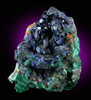 Azurite and Malachite from Bisbee, Warren District, Cochise County, Arizona