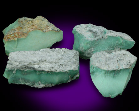 Variscite from Amatrice Hill, Tooele County, Utah