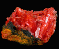 Crocoite from Dundas, Tasmania, Australia