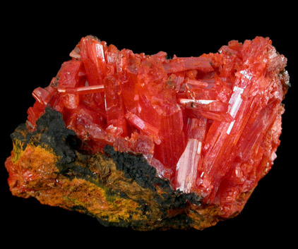 Crocoite from Dundas, Tasmania, Australia